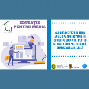Patru instruiri în domeniul educației pentru media, organizate la treapta primară, gimnazială și liceală