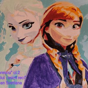 Работы победителей районного конкурса „Pictăm pe pânza minții viitorul” – „Как мы видим своё будущее”