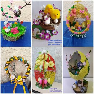 Поделки на  районные конкурсы Пасхальных композиций