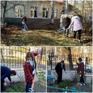 „Чистый четверг” в рамках двухмесячника осенней уборки в ТЛ „Titu Maiorescu”.