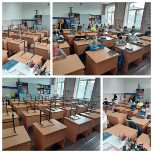 Новые парты для учащихся