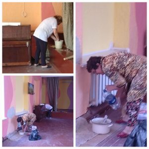 Начали ремонт в актовом зале. Сил и терпения!