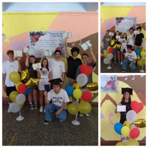 Вот и все: первые выпускники- лицеисты получили долгожданные дипломы. Пусть школа  станет удачной ступенькой во взрослую жизнь!Счастливого пути!