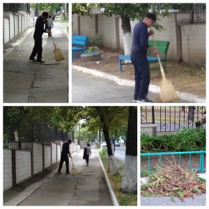 Санитарная пятница. Уборка территории.