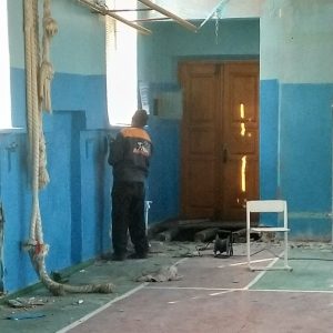 Ремонт в спортивном зале