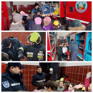 Экскурсия в Пожарную часть с. Чентру мун. Кишинэу