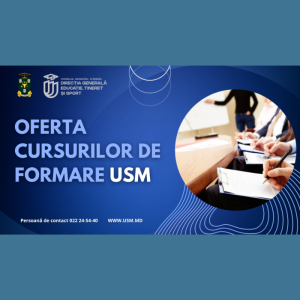 Oferta cursurilor de formare din cadrul Universității de Stat din Moldova