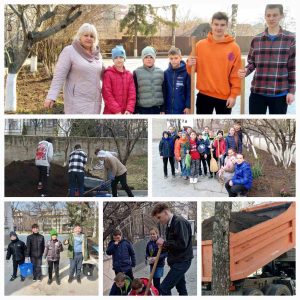 Весенняя уборка и озеленение