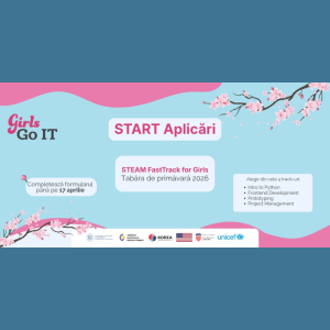 Start înscrieri la Tabăra de Primăvară GirlsGoIT 2026